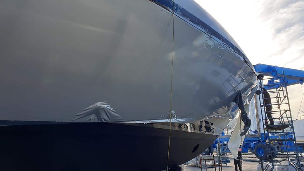 Mangusta 108 Yacht Wrapping - Yacht wraps anywhere in the world