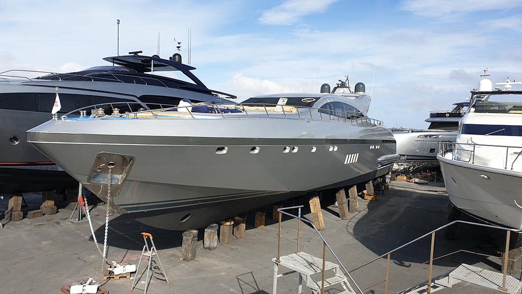 Mangusta 108 Yacht Wrapping - Yacht wraps anywhere in the world