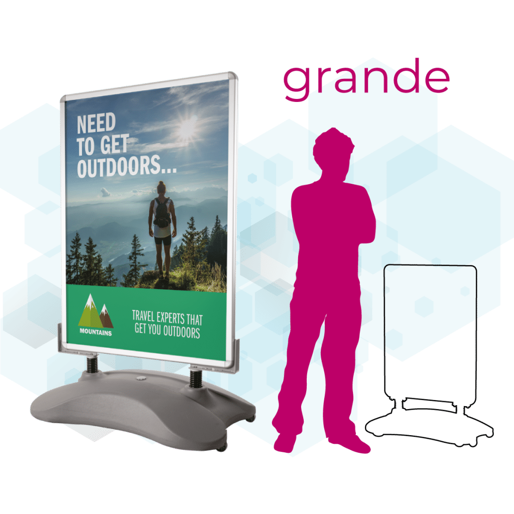 Wheeled Forecourt Signs Supplied in London