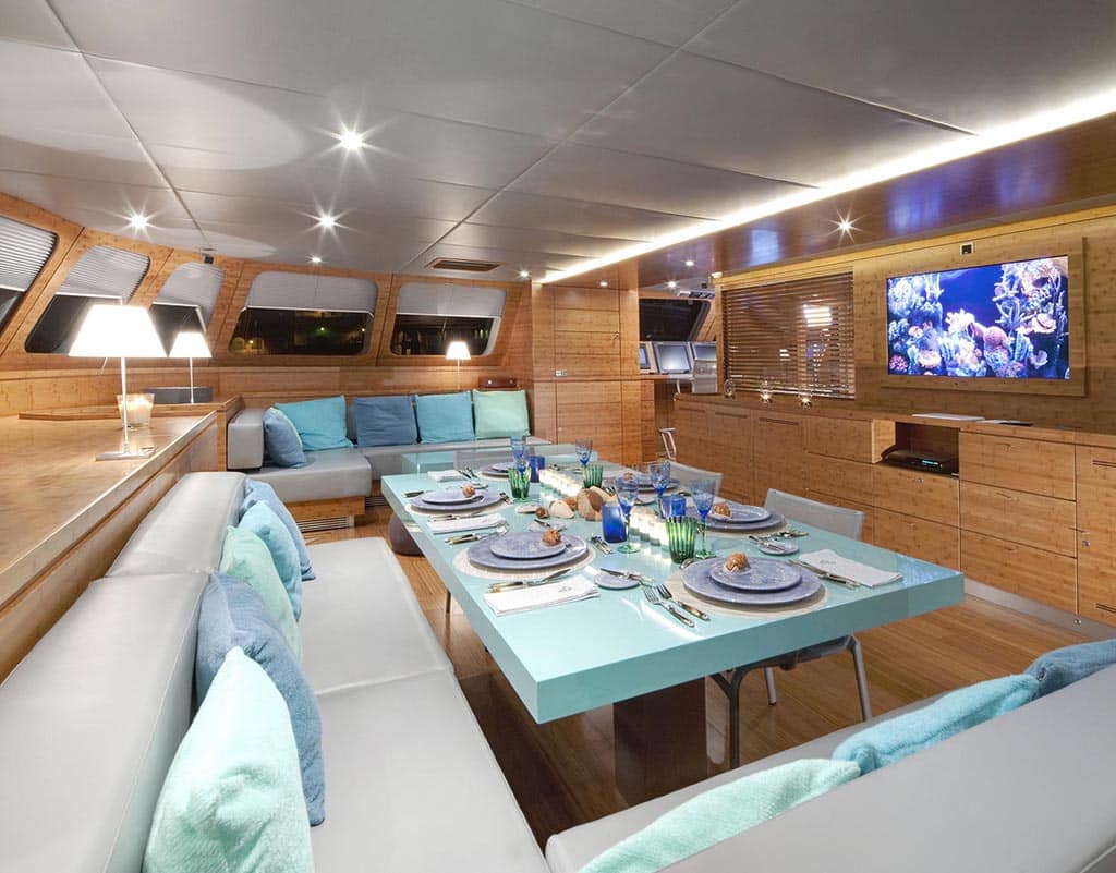 Yacht Interior Wrapping and Refit